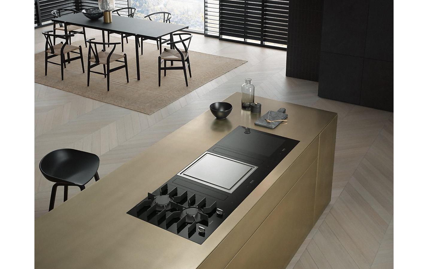 Tepanyaki-Grill SmartLine CS 7632 FL Flächenbündig<br>Induktionsbeheizte Grillplatte