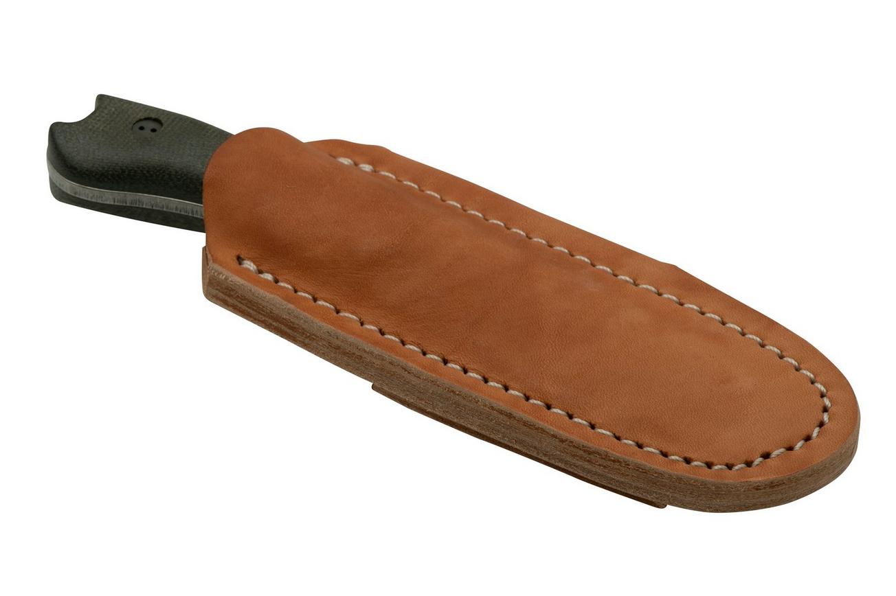 Bradford Knives Guardian 3, 3S-102-MC, 3D OD Green Micarta, CPM-Magnacut, Sabre Grind, Stonewash Finish, vaststaand mes