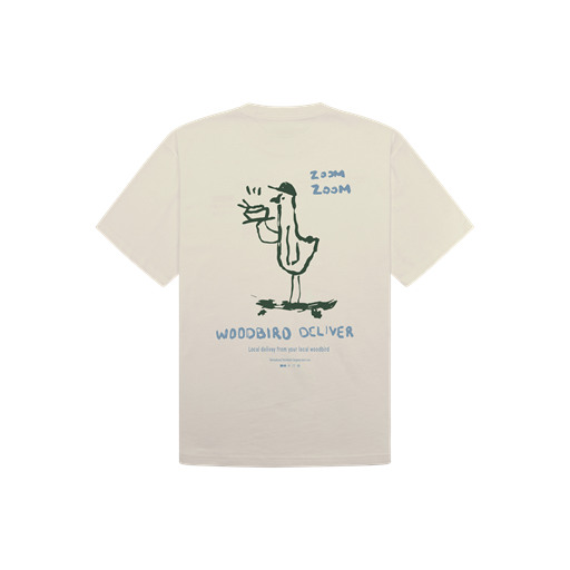 Woodbird Baine Delivery T-shirt, Off White, XL