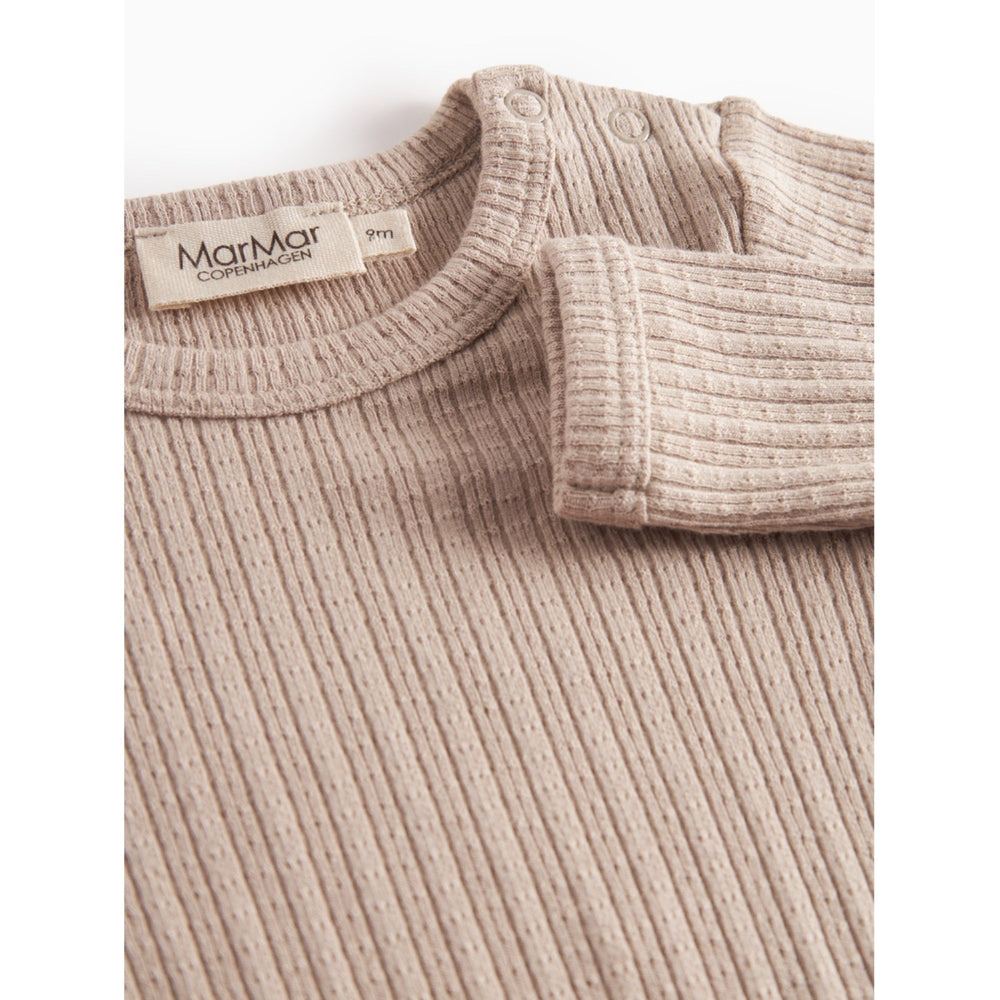 Køb MarMar Modal Pointelle Rib Soft Beige Benedicte Body