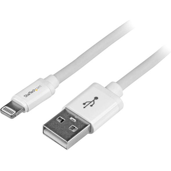 StarTech.com Câble Apple Lightning vers USB pour iPhone, iPod, iPad - 2 m Blanc
