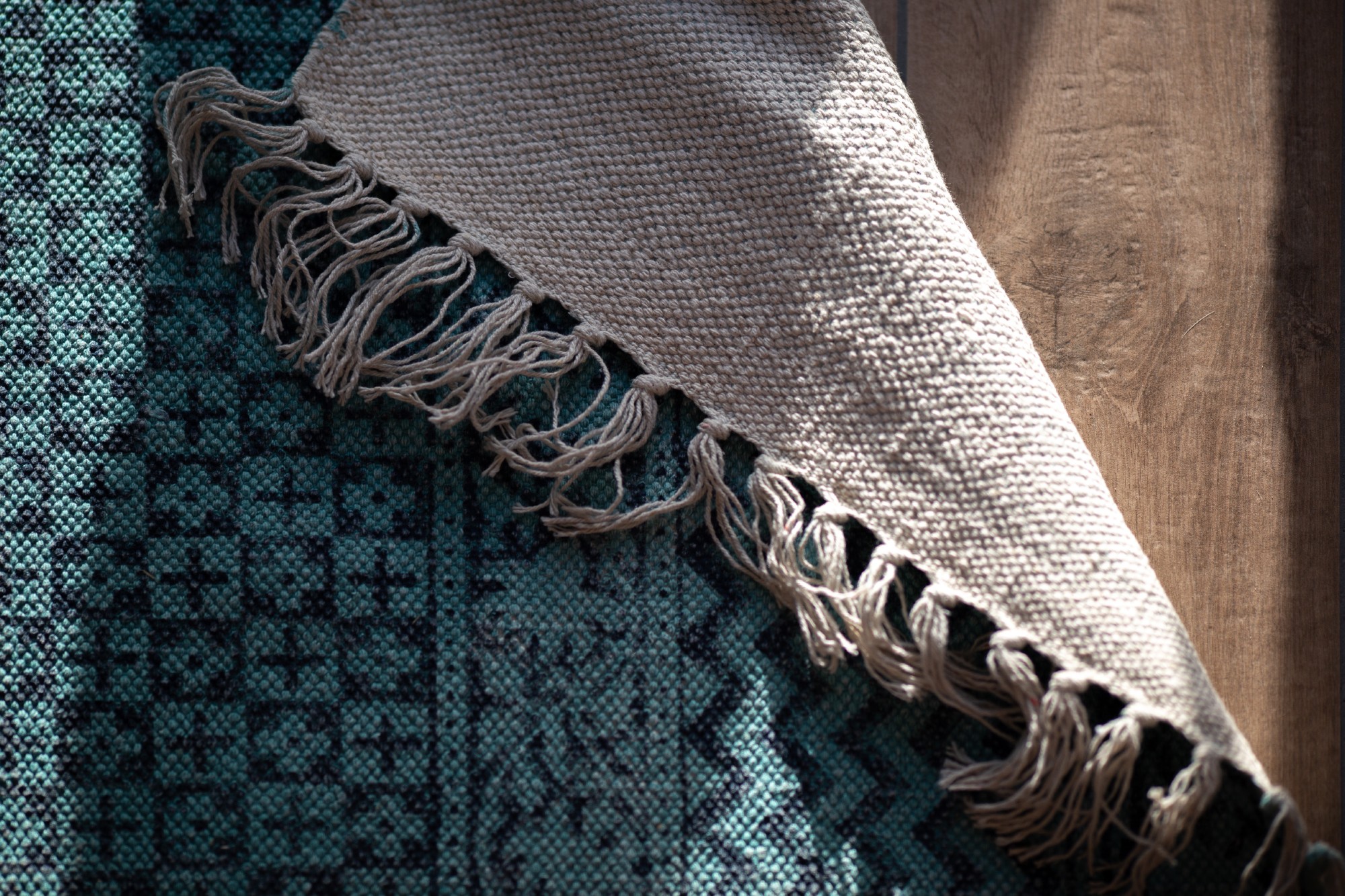 Mini-Rug 'Somava', handbedruckt, T 60 cm, B 90 cm von fischer's lagerhaus