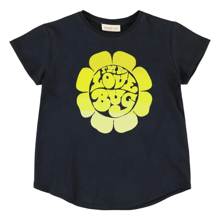 Simple Kids T-Shirt Love Bug | Noir