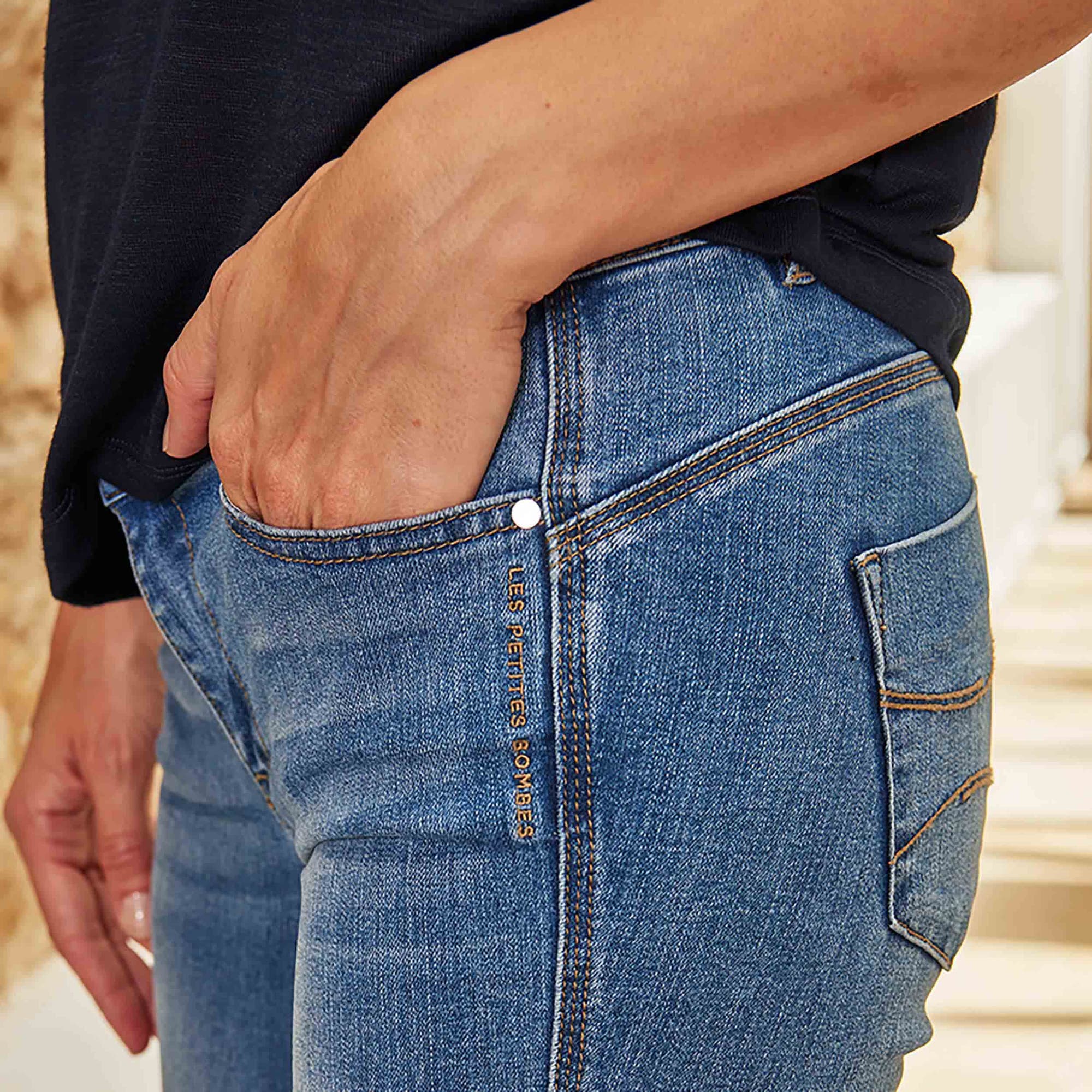 Jean Femme bleu