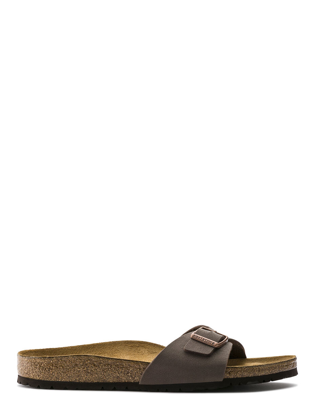birkenstock Claquettes Homme Madrid Cuir Mocha Marron