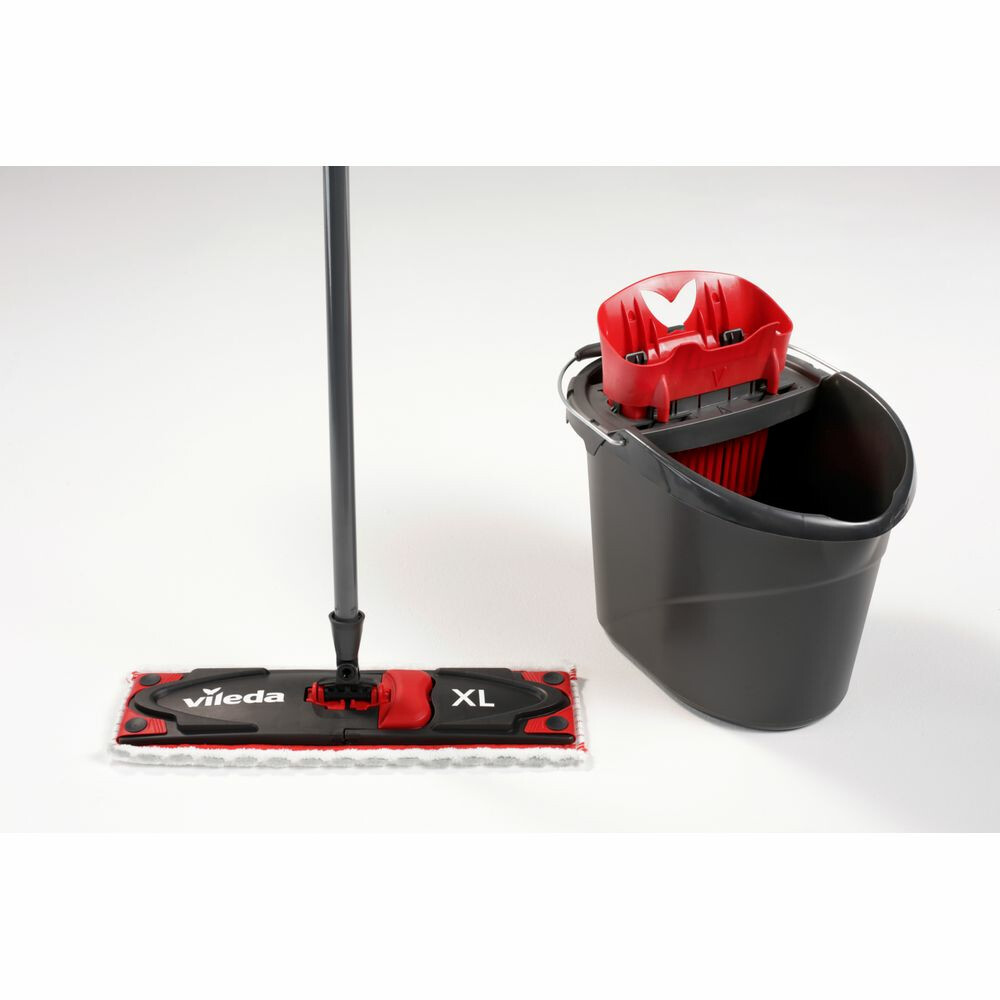 Vileda UltraMax Power 2in1 XL - Compleet systeem Zwart Rood Wit1 set