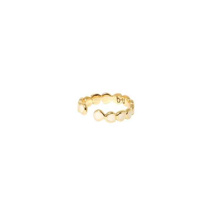 Bangle Up Bague Ajustable Lumi | Blanc