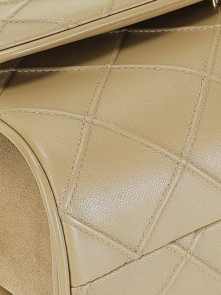 TORY BURCH Ledertasche - Umhängetasche  beige