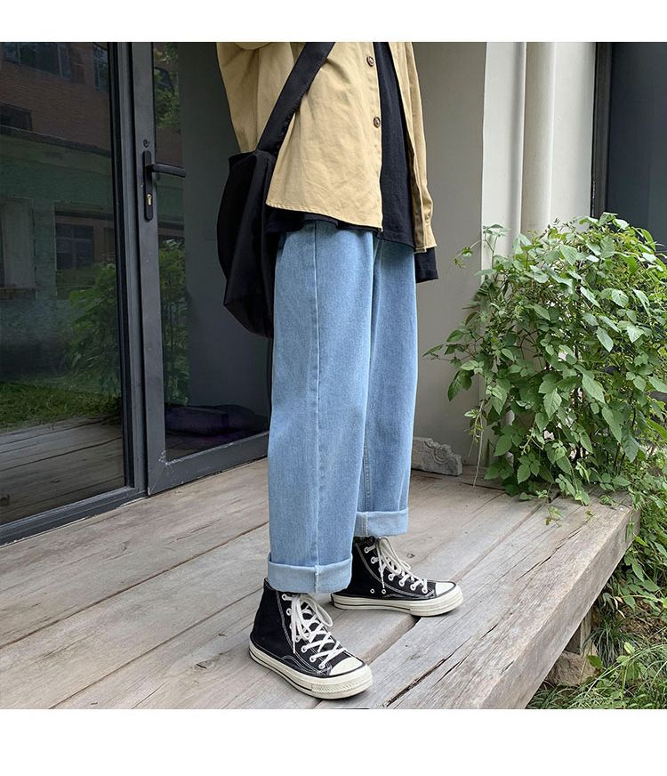 POSI - Cropped Straight Leg Jeans