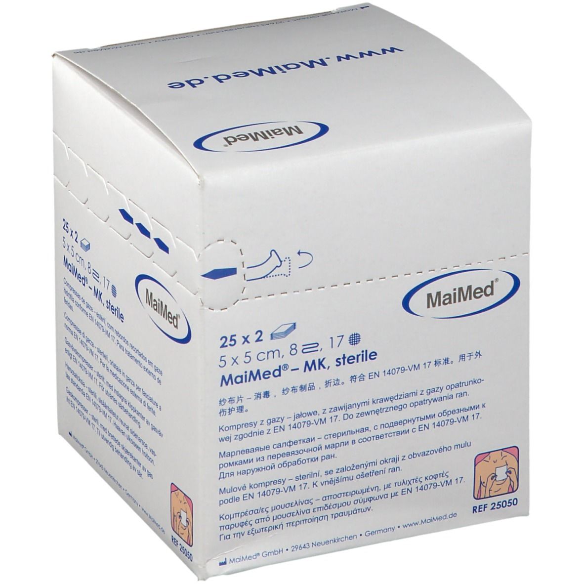 MaiMed® MK steril 5 x 5 cm