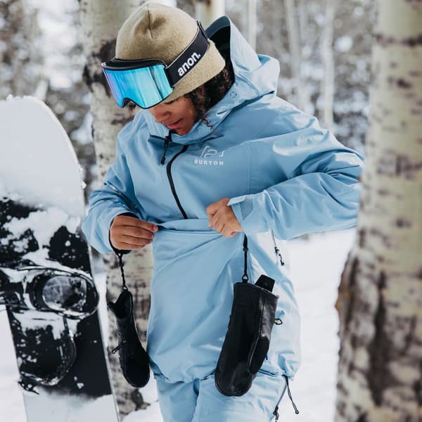 Veste snowboard BURTON W AK GORE KM 2L JK DUSTY BLUE