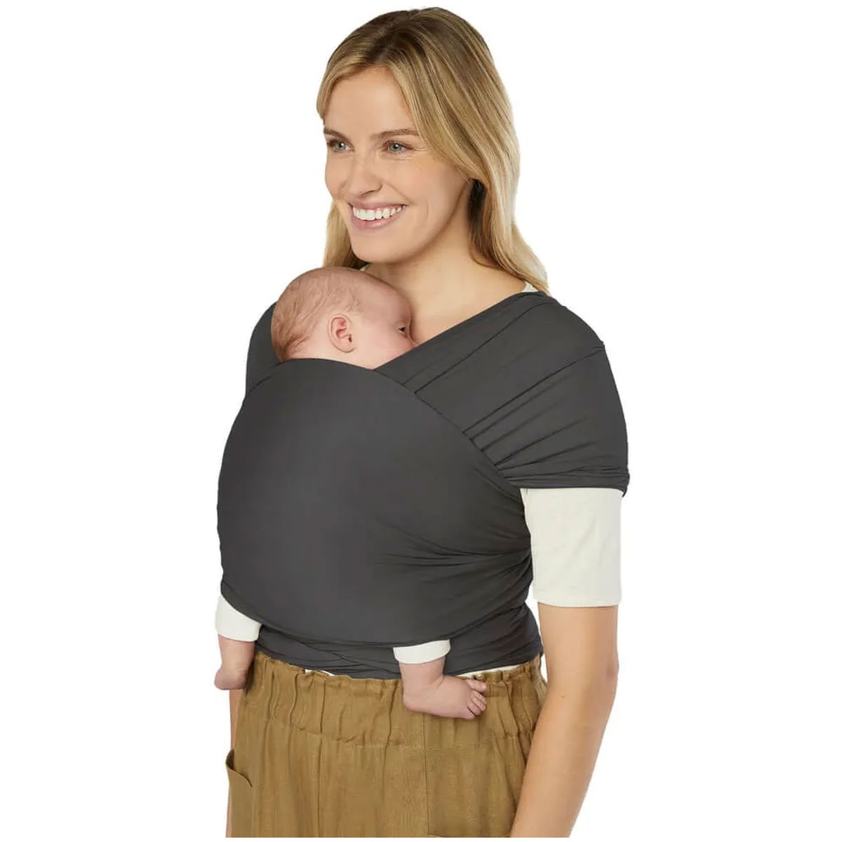 ergobabyergobaby   Aura Tragetuch Strick soft black