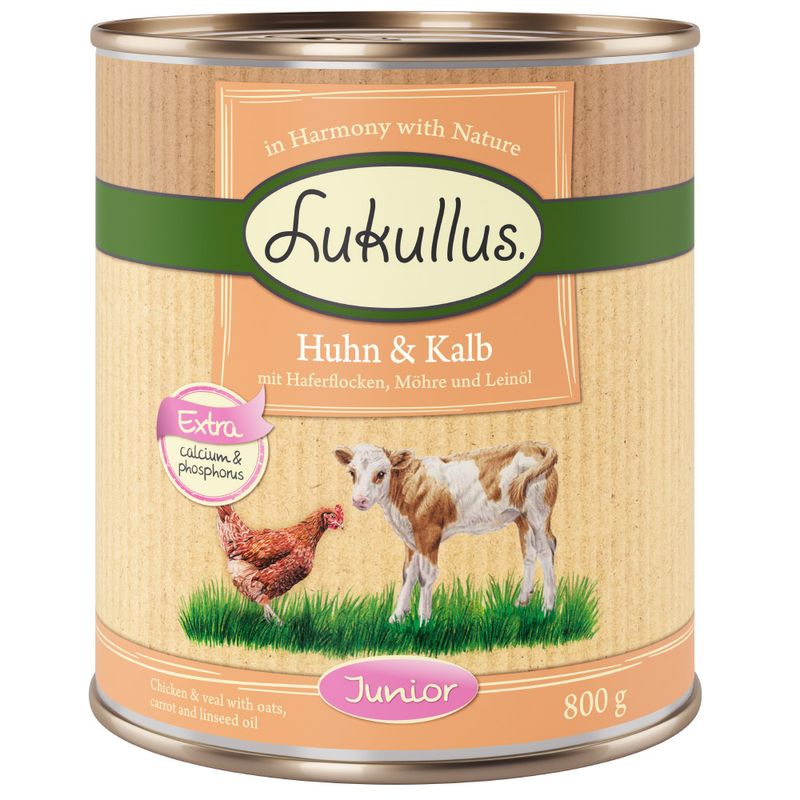 Lukullus Junior, poulet & veau à prix discount sur bitiba.fr
