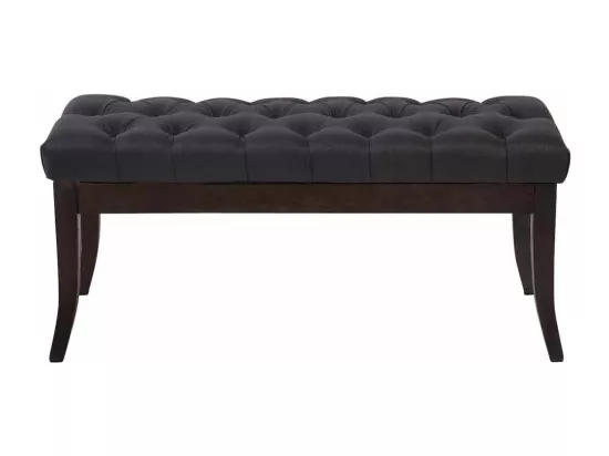 Banc avec assise en bois marron 100 x 38 x 46 cm BAN10054