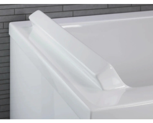 Dubbel bad, rechthoekig bad DURAVIT Starck 3, 80 x 180 cm, wit, glad, 700338000000000