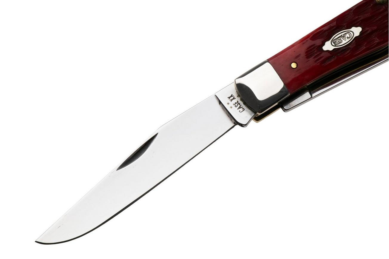 Case Trapper Dark Red Bone, Peach Seed Jig, 31950, 6254 CV zakmes