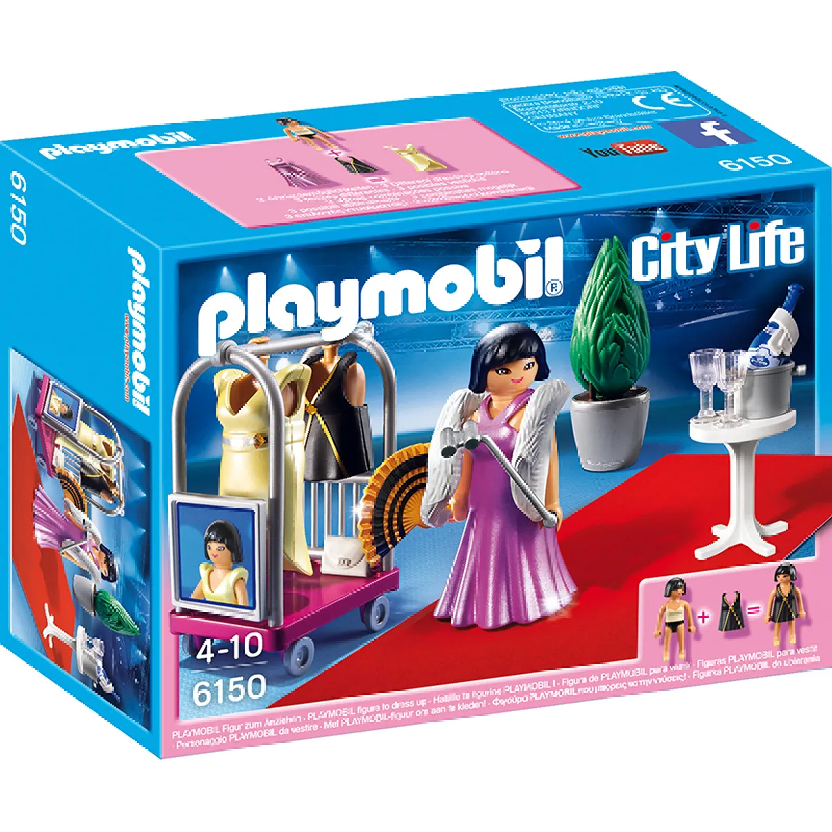 Playmobil® Playmobil Top Modèle avec Tenues de Soirée - 6150