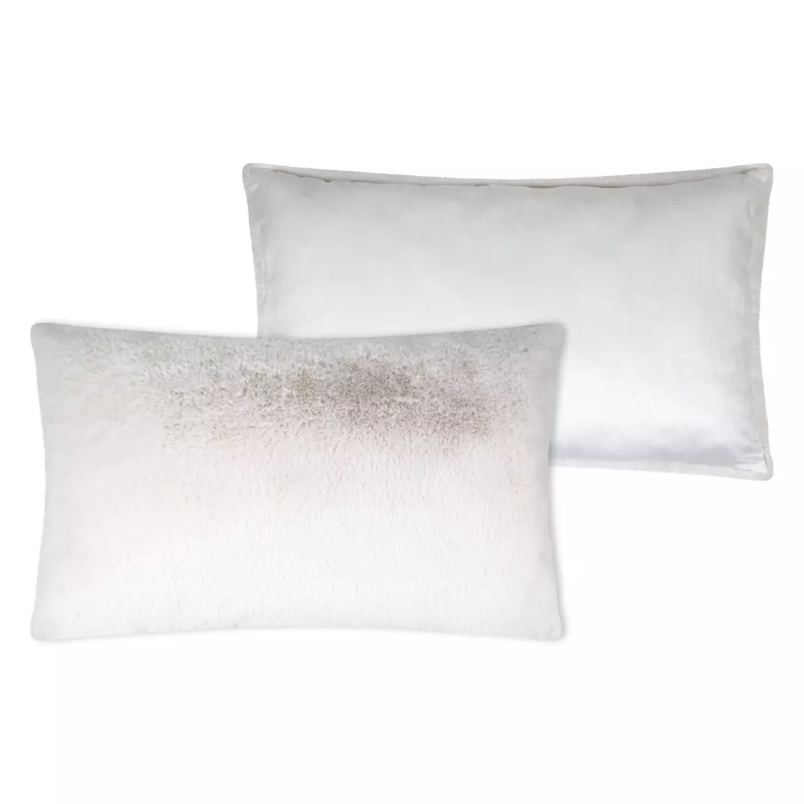 Coussin rectangulaire fausse fourrure (50 x 80 cm) Bostan Ecru