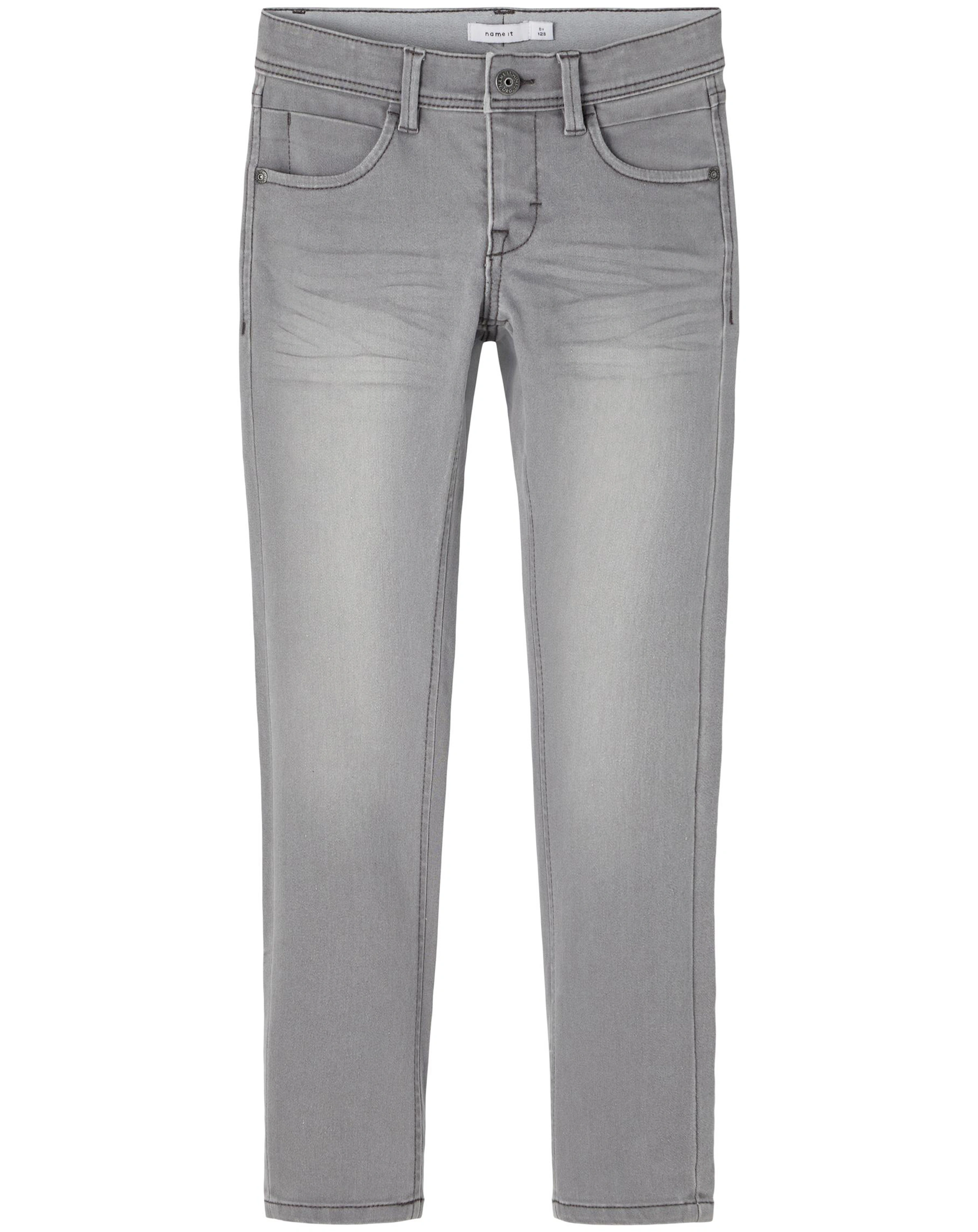 Jeanshose NKMSILAS DNMTAX in medium grey