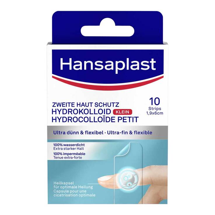 Hansaplast Zweite Haut Schutz Pflaster klein, 10 St