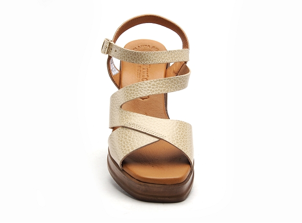 Eva frutos nu pieds talons femme 3672 beige