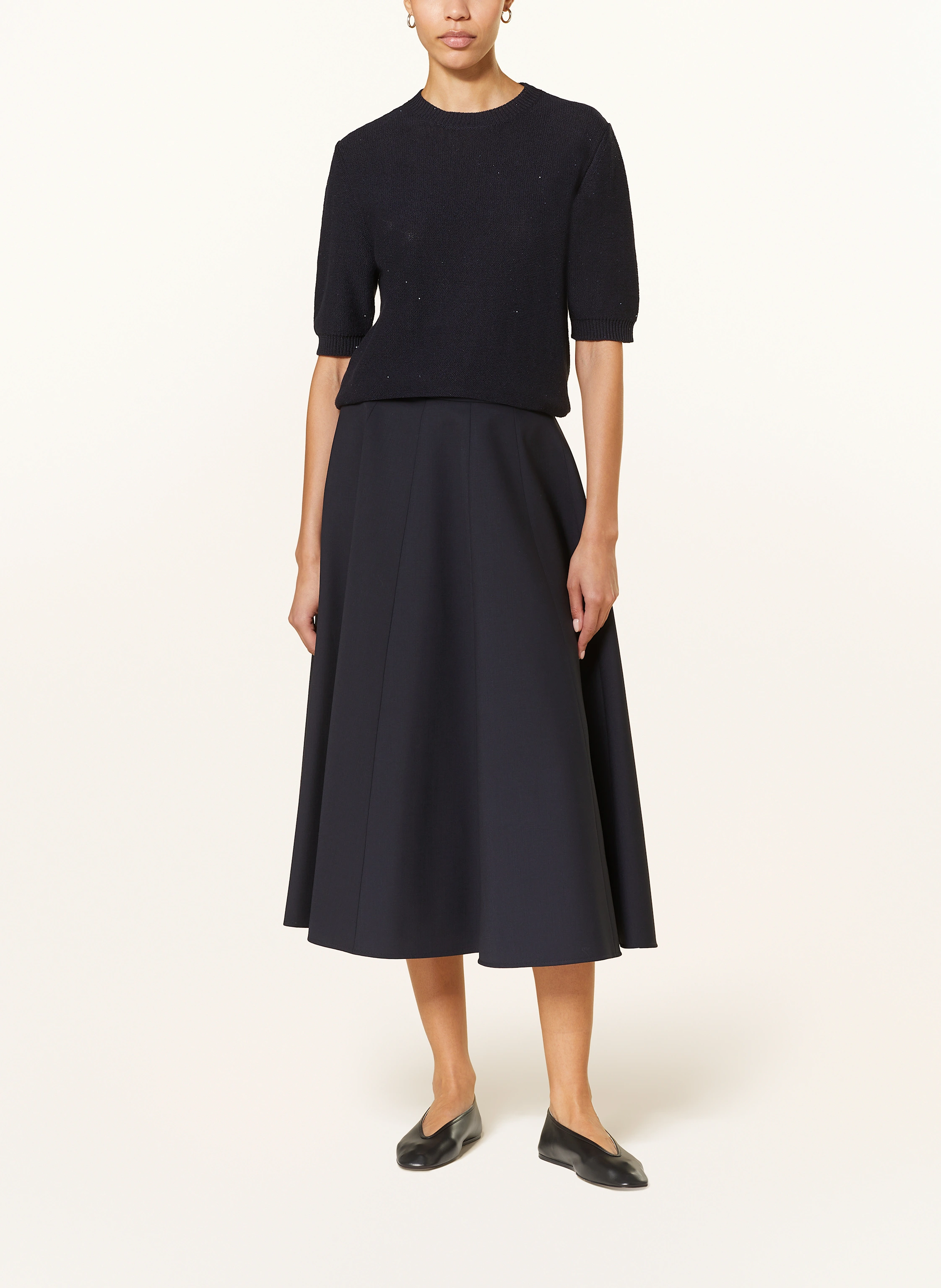 FABIANA FILIPPI Strickshirt mit Pailletten