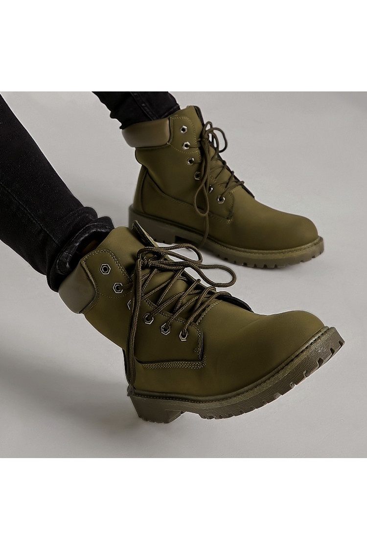 Chaussures montantes vertes