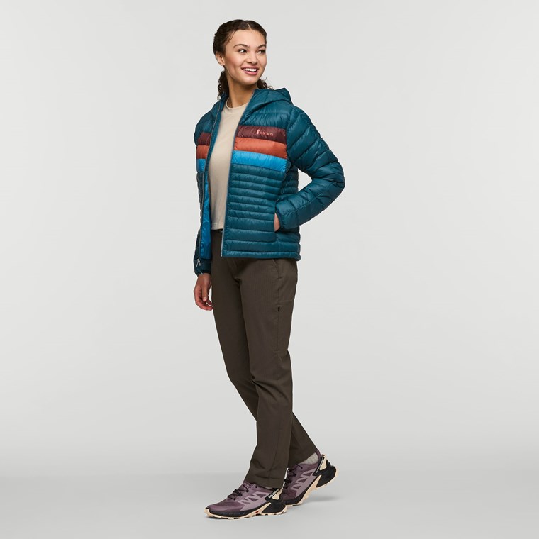 Cotopaxi Fuego Down Hooded Jacket Abyss Stripes