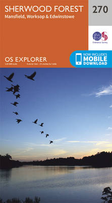 Sherwood Forest - OS Explorer Map 270 (Sheet map, folded)