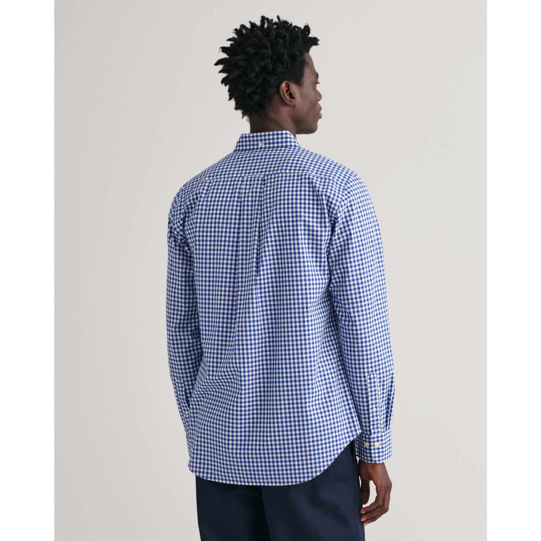 Gant Regular Fit Gingham Poplin Shirt