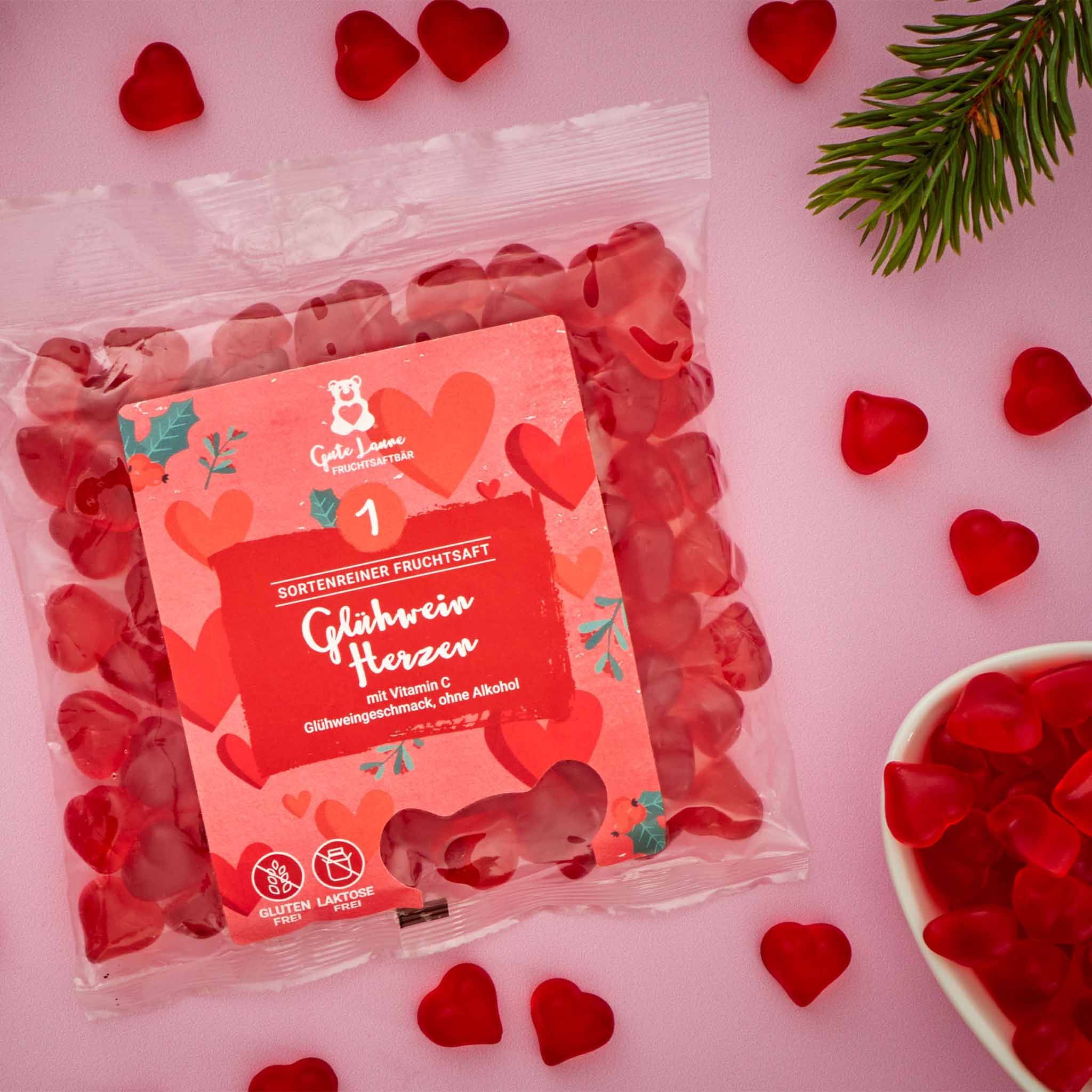 naschlabor Fruchtgummi Glühweinherzen