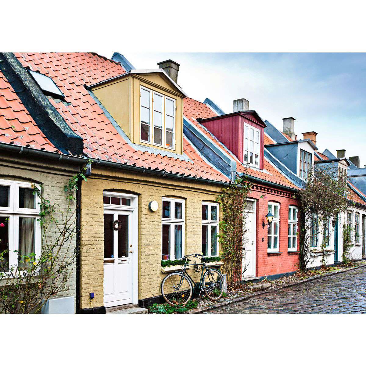 Ravensburger Spiel Häuser in Aarhus, Dänemark