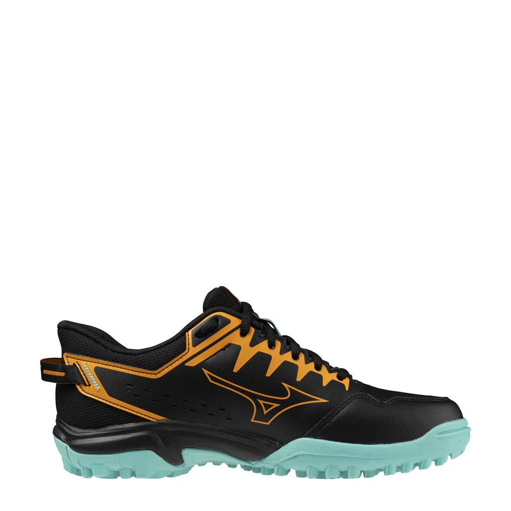 Mizuno Wave Linx 2 hockeyschoenen zwart/oranje/mintgroen