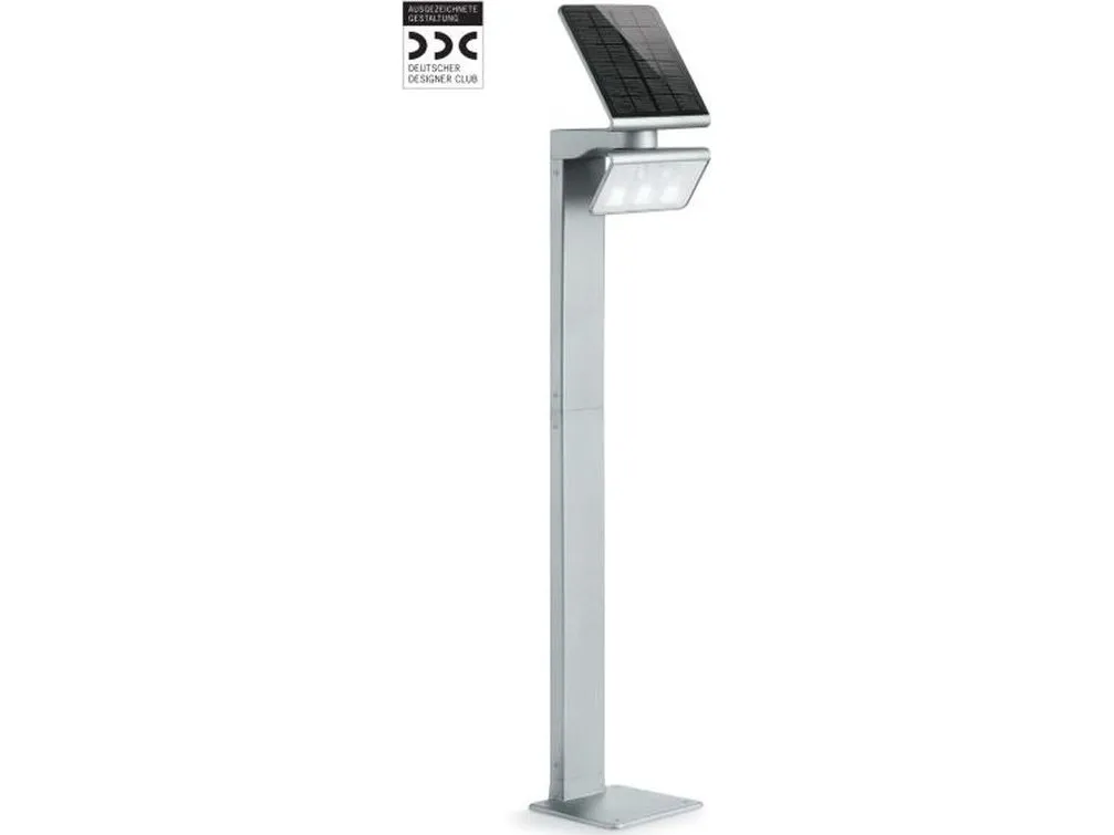 STEINEL GL-S, Udendørs piedestal/postbelysning, Sølv, Aluminium, Plast, IP44, Indgang, Garage, Have, Terrasse, III