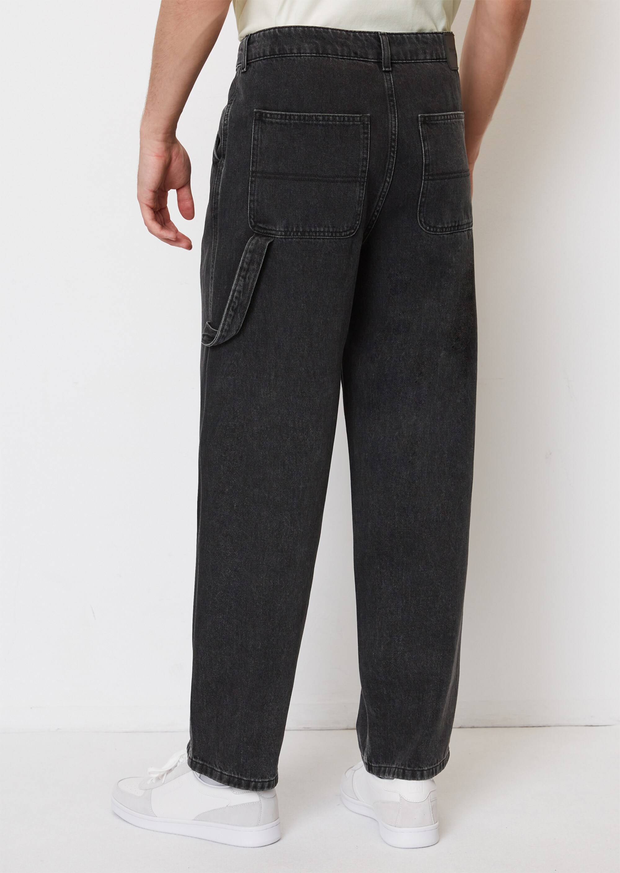 Denim-Chinos straight im Carpenter-Stil