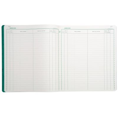 Exacompta - Piqûre Enregistrement du courrier - 32 x 27 cm - 80 pages