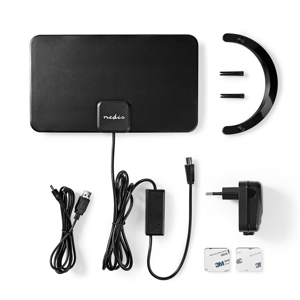 Nedis ANIR2501BK700 DVB-T/T2 binnenantenne