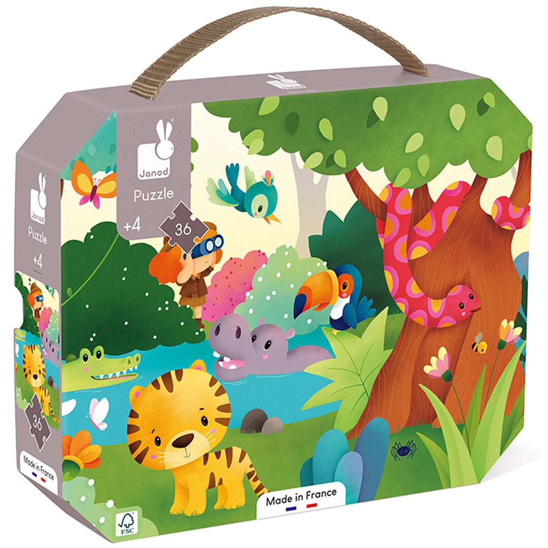 Janod puzzel wilde dieren - 36st