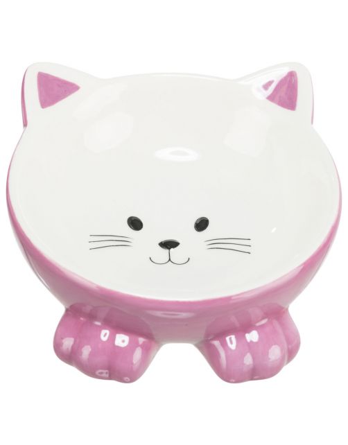 Trixie Voer\/Waterbak - Kattenvoerbak - ø14 cm Assorti