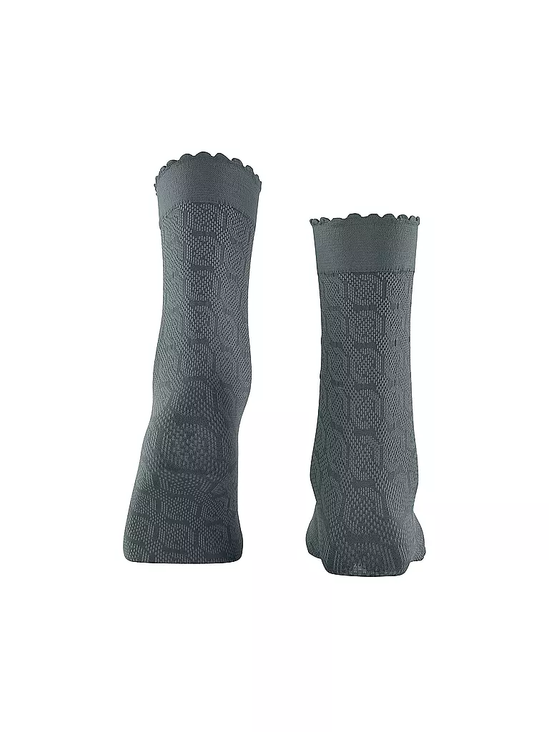 FALKE Socken HOARDING HONEY flintstone grau