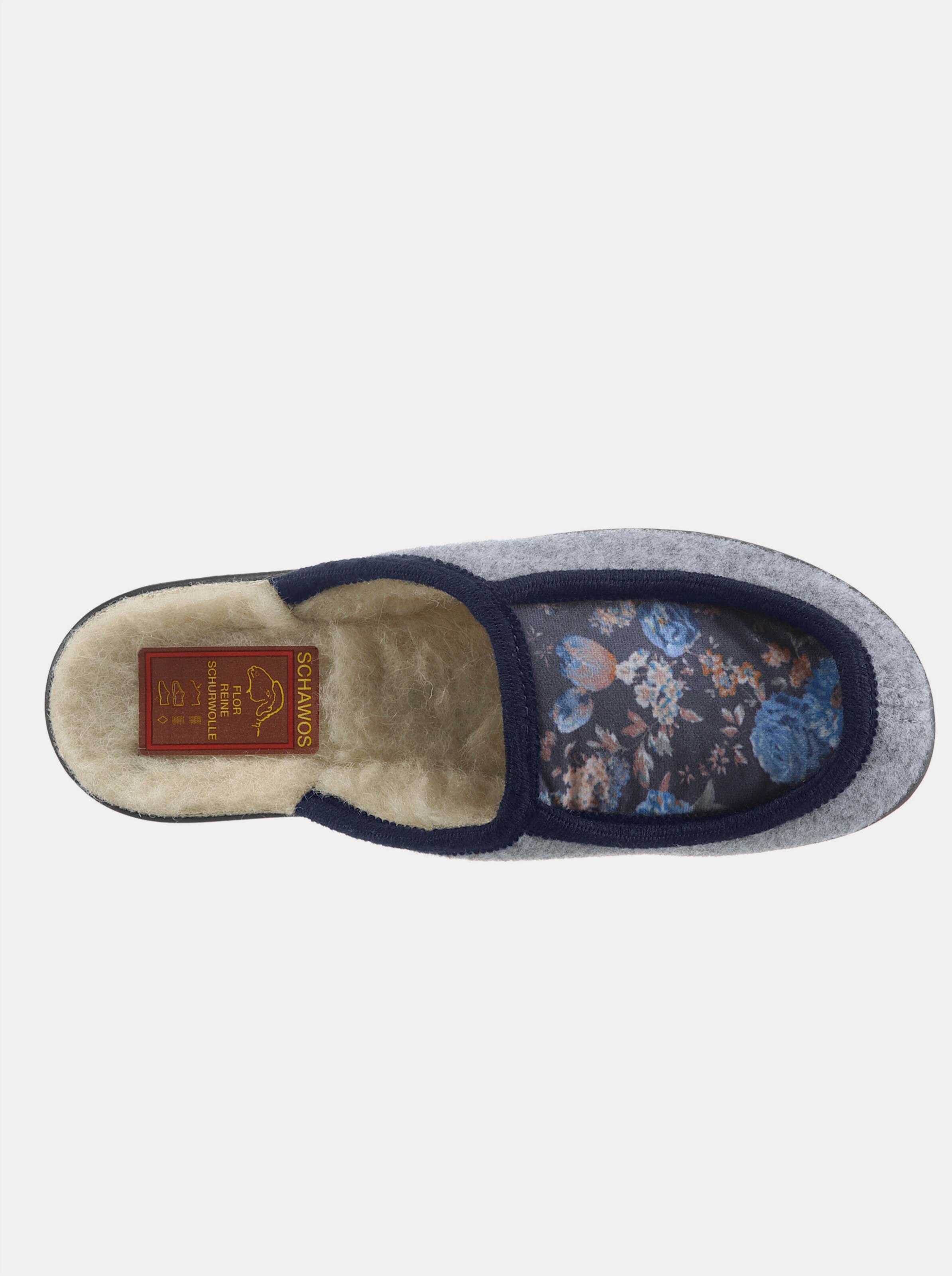 Pantoffel gefüttert