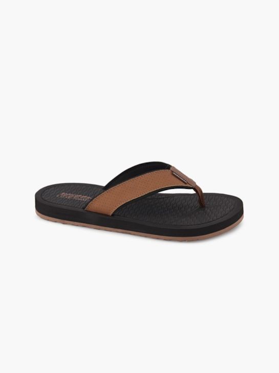 Skechers Pantoletten-Zehentrenner Braun