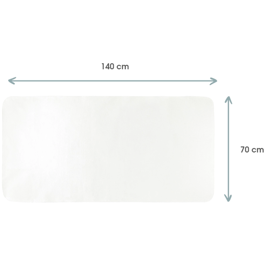 kindsgard Betteinlagen tistap 2er-Pack 70 x 140 cm weiß