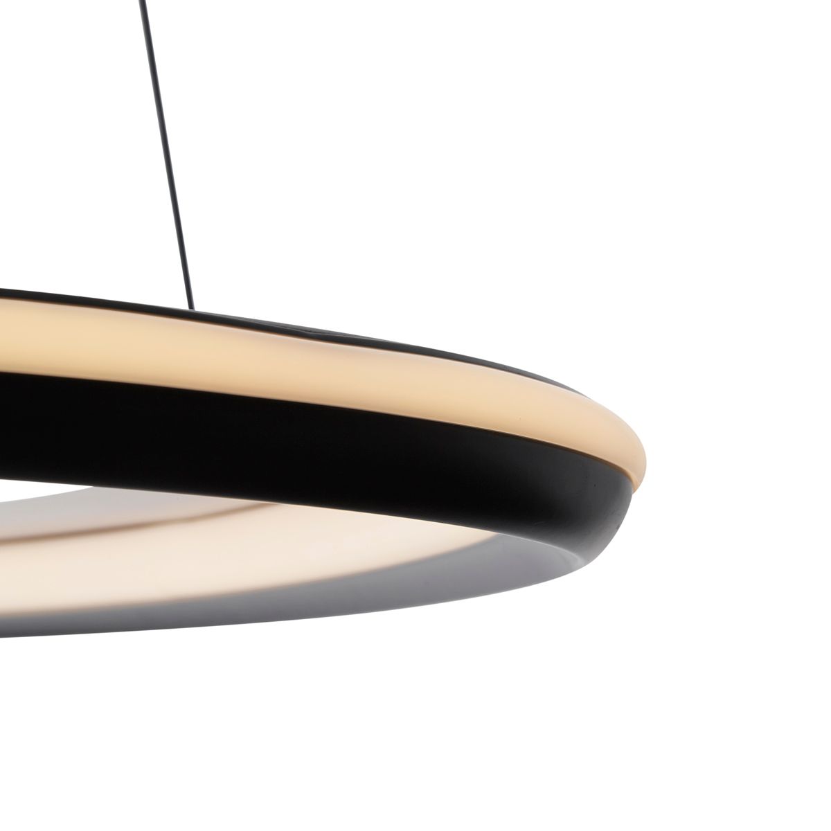 Design hanglamp zwart 3-staps dimbaar - Organico