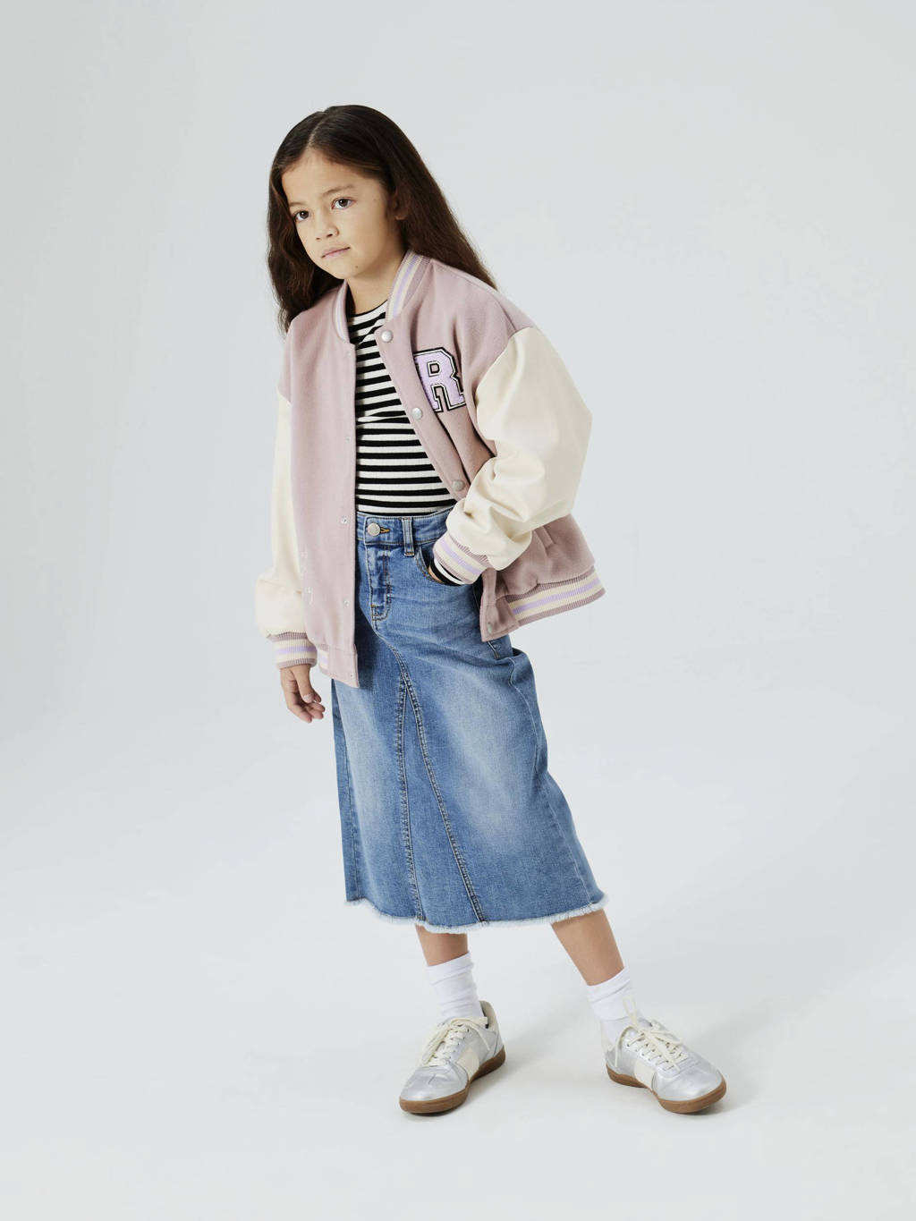 NAME IT spijkerrok NKFKYLIE medium blue denim