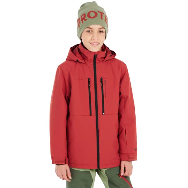Veste de ski PROTEST PRTFLYNTY JR SNOWJACKET BARN RED
