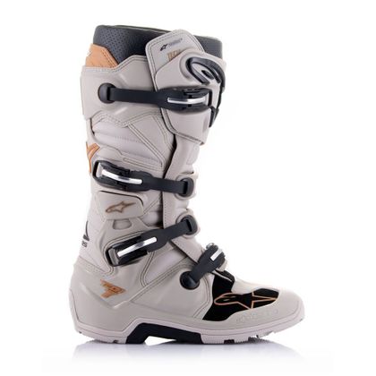 Botte enduro Alpinestars TECH 7 - DRYSTAR 2025 - Gris / Jaune