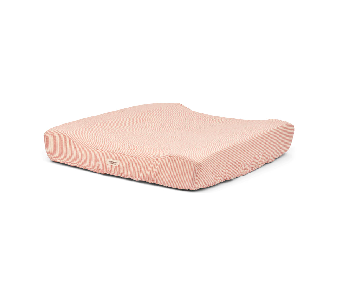 Changing Cushion Cover, Puslepude betræk - Soft Cheek Stripe