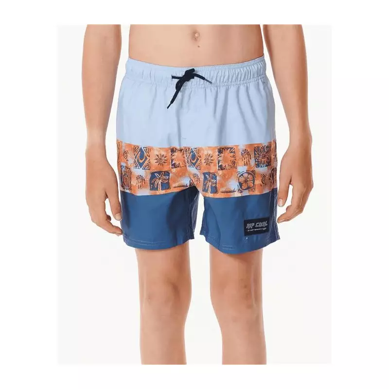 BoardShort junior RIPCURL Pure Surf Block Volley -Boy Cool Blue