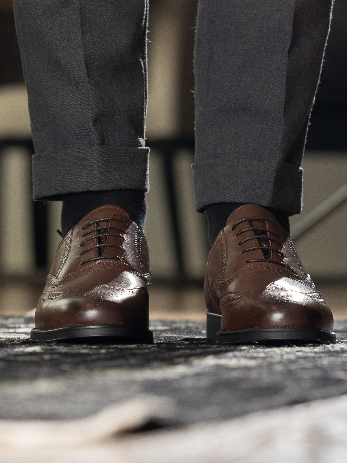 Gregers - Oxford Brogue Brown - Trapes Sko